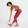 Nike One Luxe Women's Mid-rise Cropped Tights (worn Brick) - Clearance Sale In Red