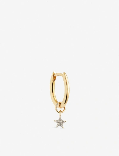 Otiumberg Star-embellished Mini Recycled 9ct Yellow-gold Earring Charm