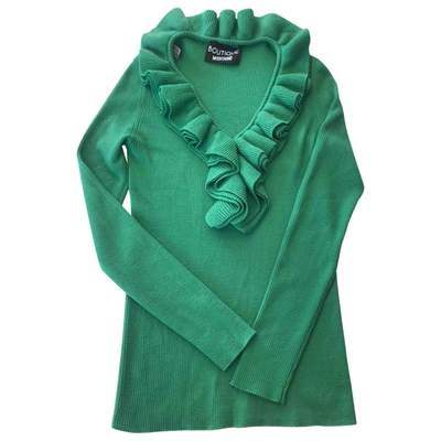 Pre-owned Moschino Wool Jumper In Green