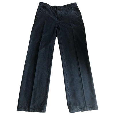 Pre-owned Marc By Marc Jacobs Large Trousers In Blue