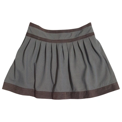 Pre-owned Diane Von Furstenberg Mid-length Skirt In Grey