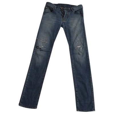 Pre-owned Armani Jeans Slim Jean In Blue