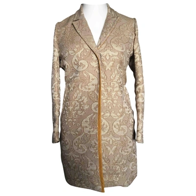 Pre-owned Jucca Jacket In Gold