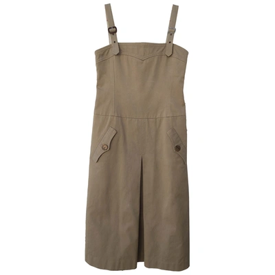 Pre-owned Ailanto Mid-length Dress In Beige