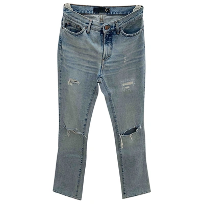 Pre-owned Roberto Cavalli Blue Denim - Jeans Jeans