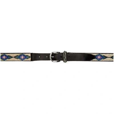 Isabel Marant Elsa Bead-embellished Belt In Multi