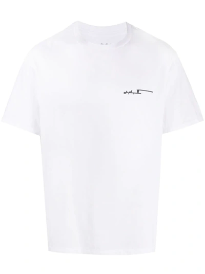 Julien David Printed T-shirt In White