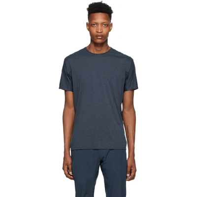 Veilance Short-sleeve Fitted T-shirt In Navy