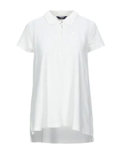 K-way Polo Shirt In White