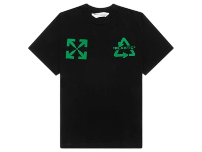Pre-owned Off-white Oversized Fit Universal Key T-shirt Black/green