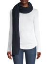 White + Warren The Cashmere Travel Wrap In Deep Navy Blue In Black