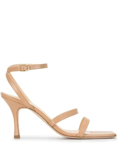 A.w.a.k.e. New Rebecca 80mm Sandals In Neutral