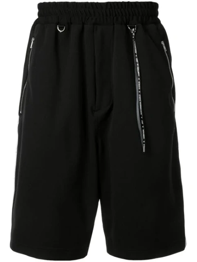 Mastermind Japan Dropped-crotch Cargo Shorts In Black