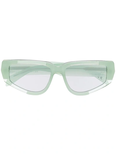 Retrosuperfuture Cathari I Cat-eye Frame Sunglasses In Green