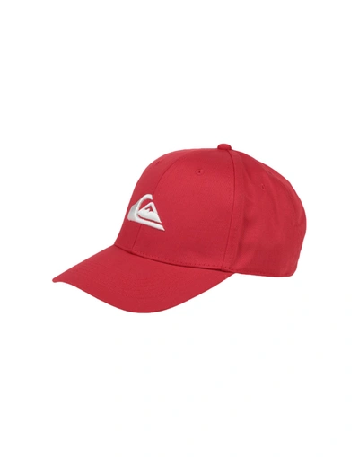 Quiksilver Hats In Red