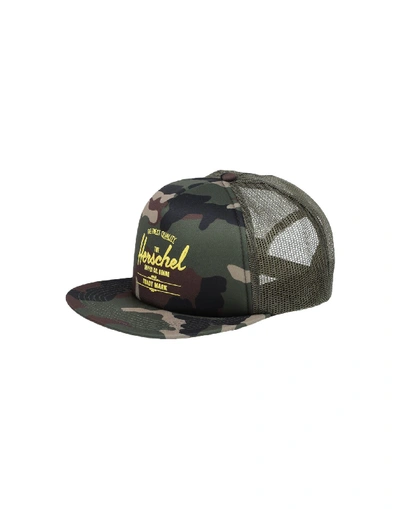 Herschel Supply Co. Hats In Military Green