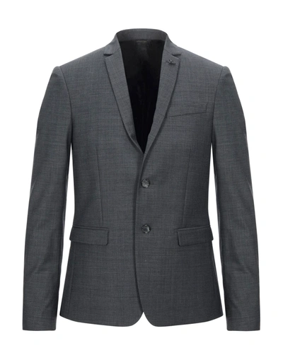 Patrizia Pepe Suit Jackets In Steel Grey