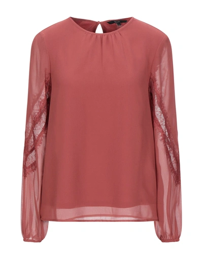 Vero Moda Blouses In Brick Red