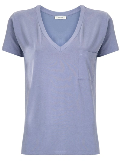 Egrey Chest Pocket T-shirt In Blue