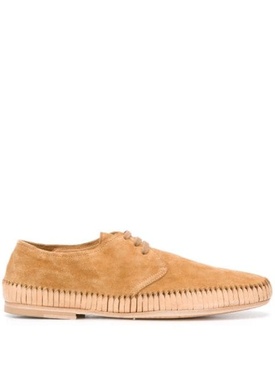 Officine Creative Woven Sole Loafers In Neutrals