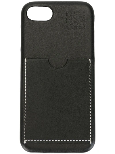 Loewe Logo Embossed Iphone 7 And 8 Cover In Black