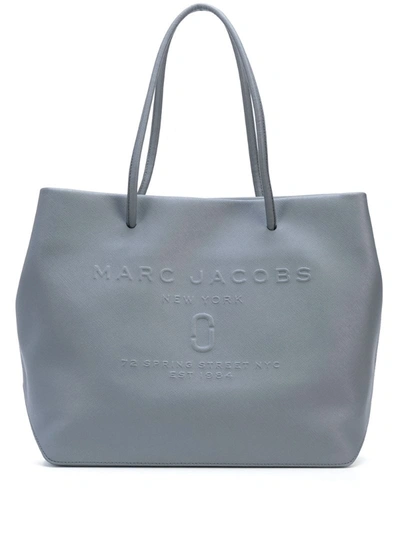 Marc Jacobs The East West Logo Shopper Tote Bag In Grey