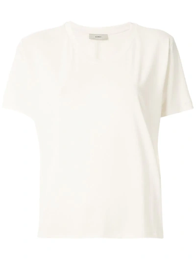 Egrey Short Sleeves T-shirt In White