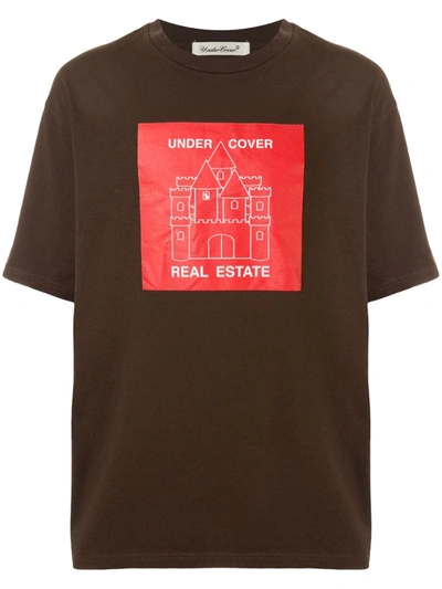 Undercover Real Estate T-shirt In Brown