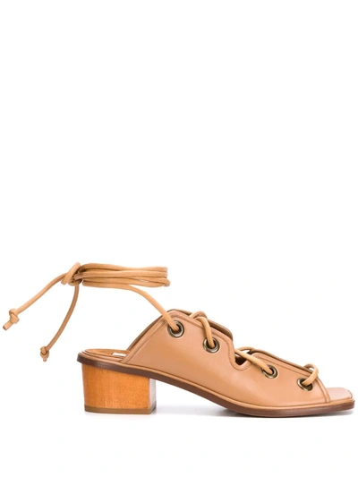 Stella Mccartney Maia Gladiator Sandals In Brown
