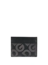 Dolce & Gabbana Dg Embossed Cardholder In Black