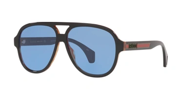 Gucci Sunglasses, Gg0463s 58 In Blue