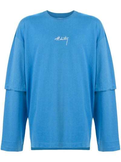 Off Duty Lyde Long-sleeved T-shirt In Blue