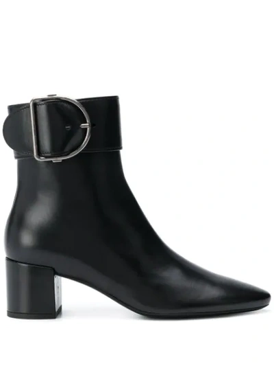 Saint Laurent Charlie 55mm Boots In Black