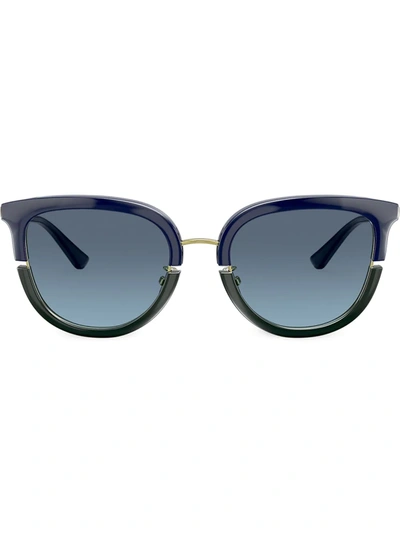 Tory Burch Oversized Sunglasses In Blue