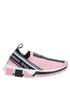 Dolce & Gabbana Polyester Sneaker In Pink