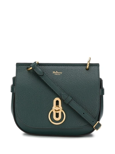 Mulberry Small Amberley Leather Shoulder Bag In Green