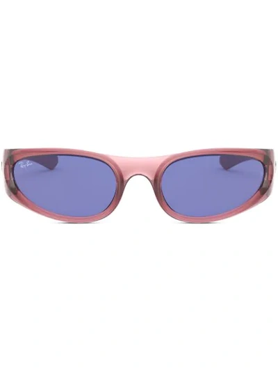 Ray Ban Geometric-frame Sunglasses In Pink