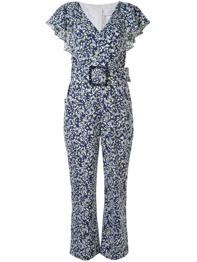 Tanya Taylor 'avalon Confetti' Jumpsuit In Blue