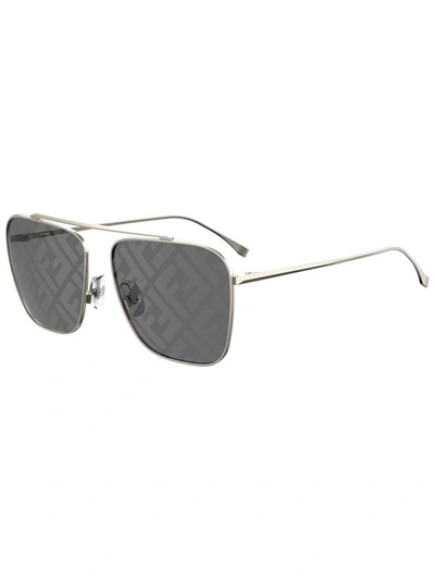 Fendi Ff 0406/s Sunglasses In /md Gold Grey