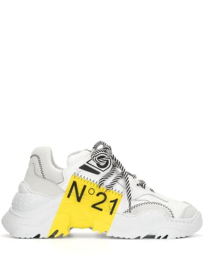 N°21 Billy Sneakers In White Leather