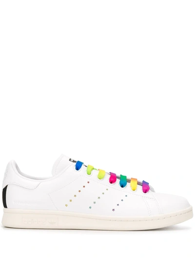 Stella Mccartney 30mm Stan Smith Faux Leather Sneakers In White
