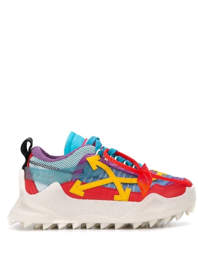 Off-white 35mm Odsy Mesh & Leather Sneakers In Multicolour