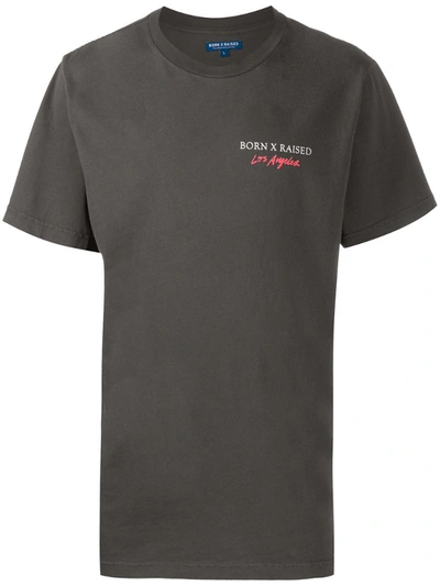 Bornxraised Los Angeles T-shirt In Black