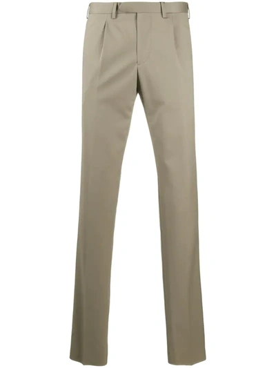 Dell'oglio Slim-fit Tailored Trousers In Neutrals
