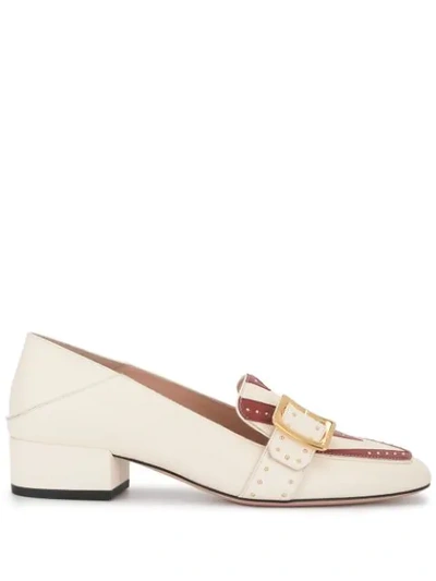 Bally Janelle 35mm Studded Pumps In Neutrals