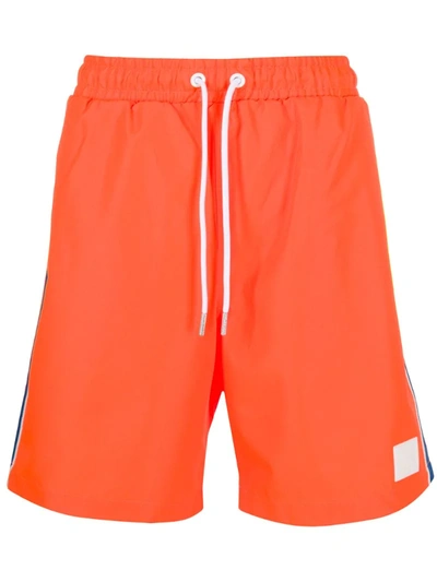 Diesel P-keith Track Shorts In Orange