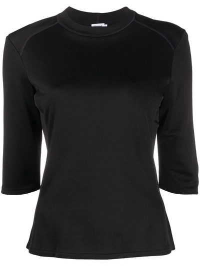 Filippa K Margot 3/4 Sleeve T-shirt In Black