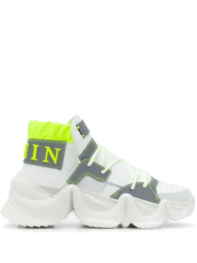 Philipp Plein Runner Monster Sneakers In White