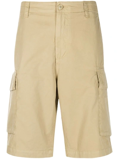 Woolrich Flap Pocket Cargo Shorts In Neutrals