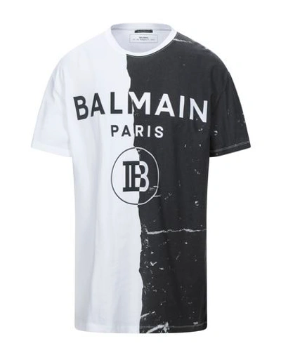 Balmain T-shirts In Bianco
